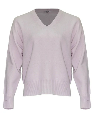 V-Neck Wool Blend Pullover