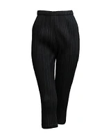 Pleated Straight Leg Pants