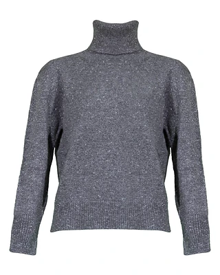Cashmere Speckled Look Turtleneck