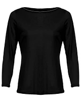 Neck Detail Bamboo Pullover