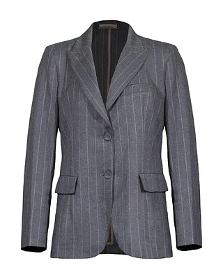 Pinstripe Blazer