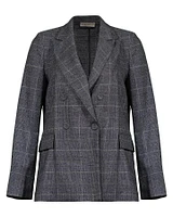 Prince of Wales Plaid Blazer