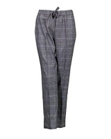 Prince of Wales Plaid Drawstring Pant