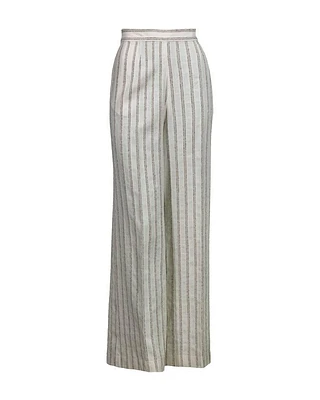 Purotatto Lurex Stripe Wide Leg Pant