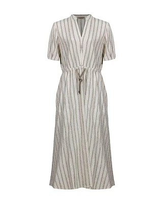Purotatto Luxex Stripe Midi Dress