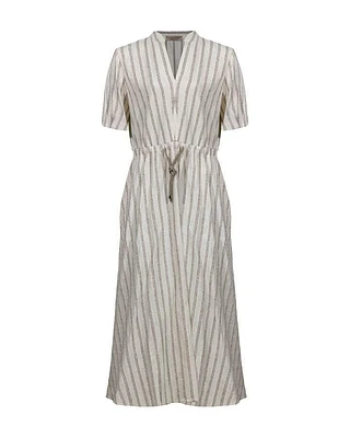 Purotatto Luxex Stripe Midi Dress
