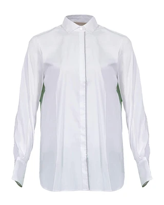 Satine White Blouse