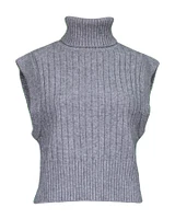 Wool-Cashmere Ribbed Vest