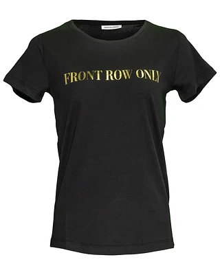 Front Row Only Tee Black