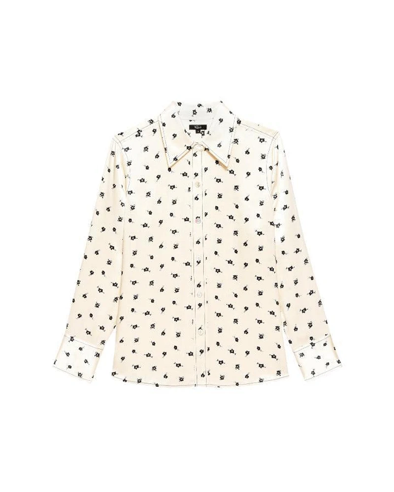 Andrea Floral Satin Blouse