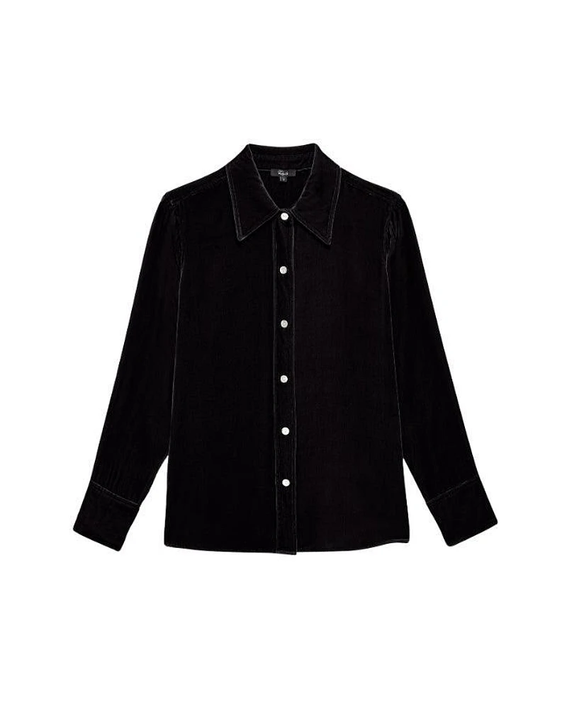 Andrea Velvet Silk Shirt