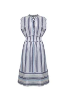 Ashlyn Aegean Blue Stripe Dress