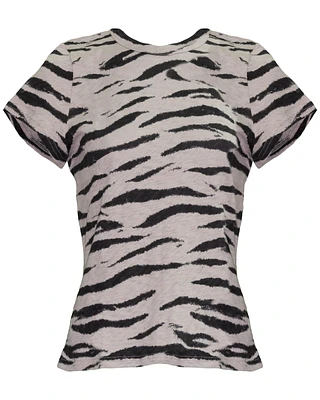 Beige Watercolor Tiger T-Shirt