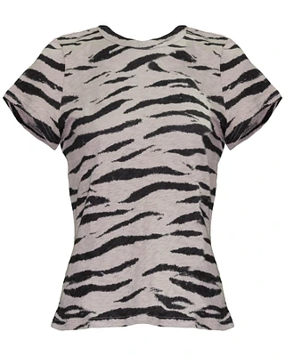 Beige Watercolor Tiger T-Shirt