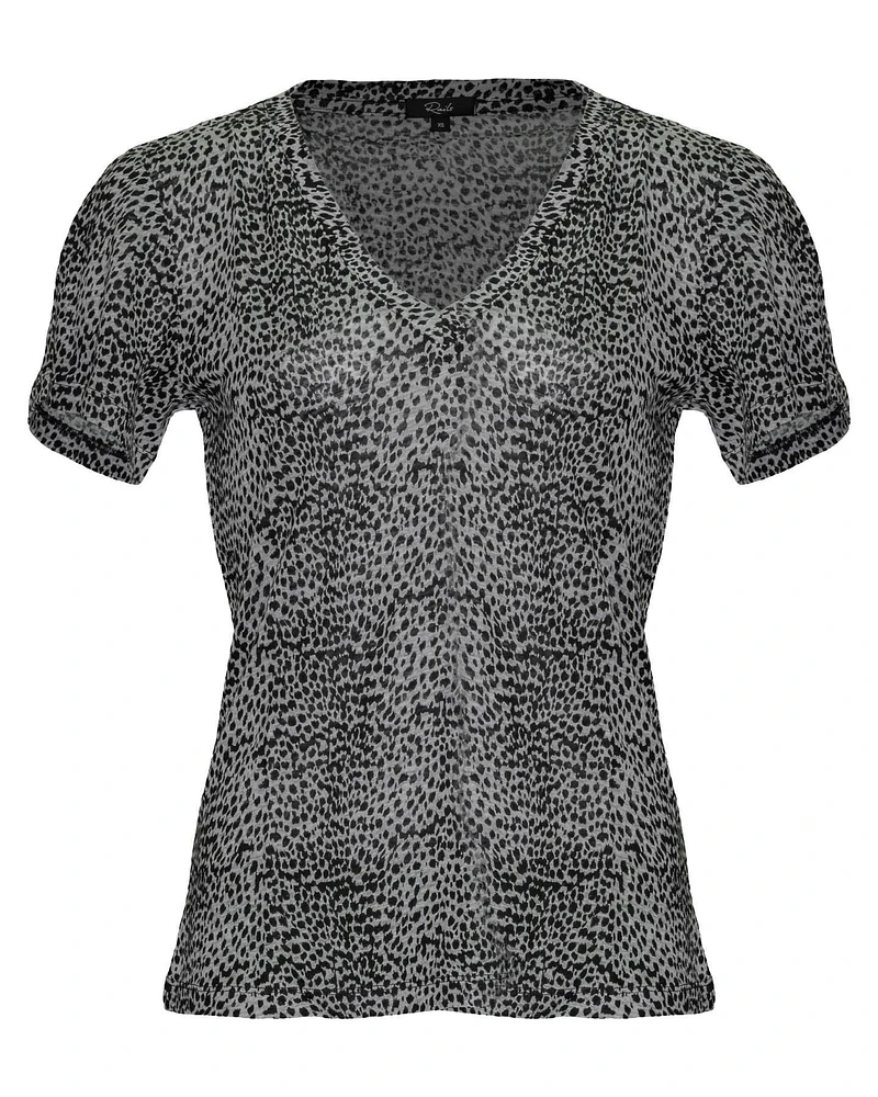 Cara Lynx Print T-Shirt