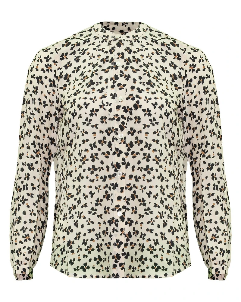 Eloise Ivory Floral Cheetah