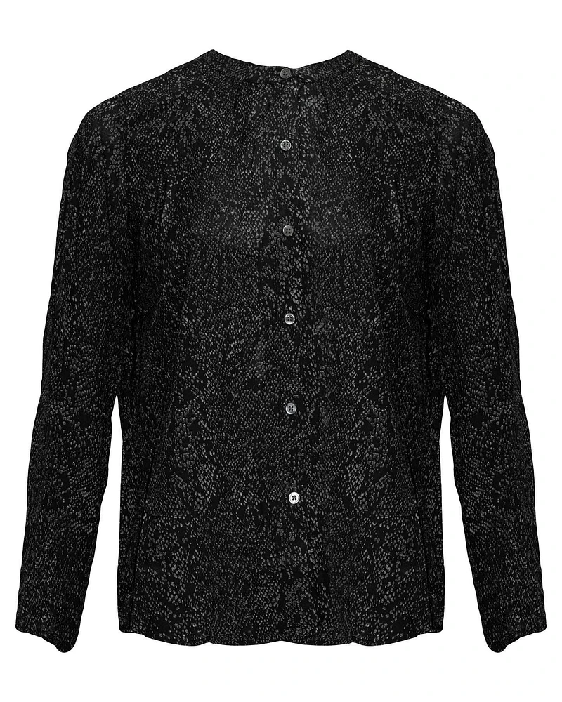 Eloise Python Print Blouse