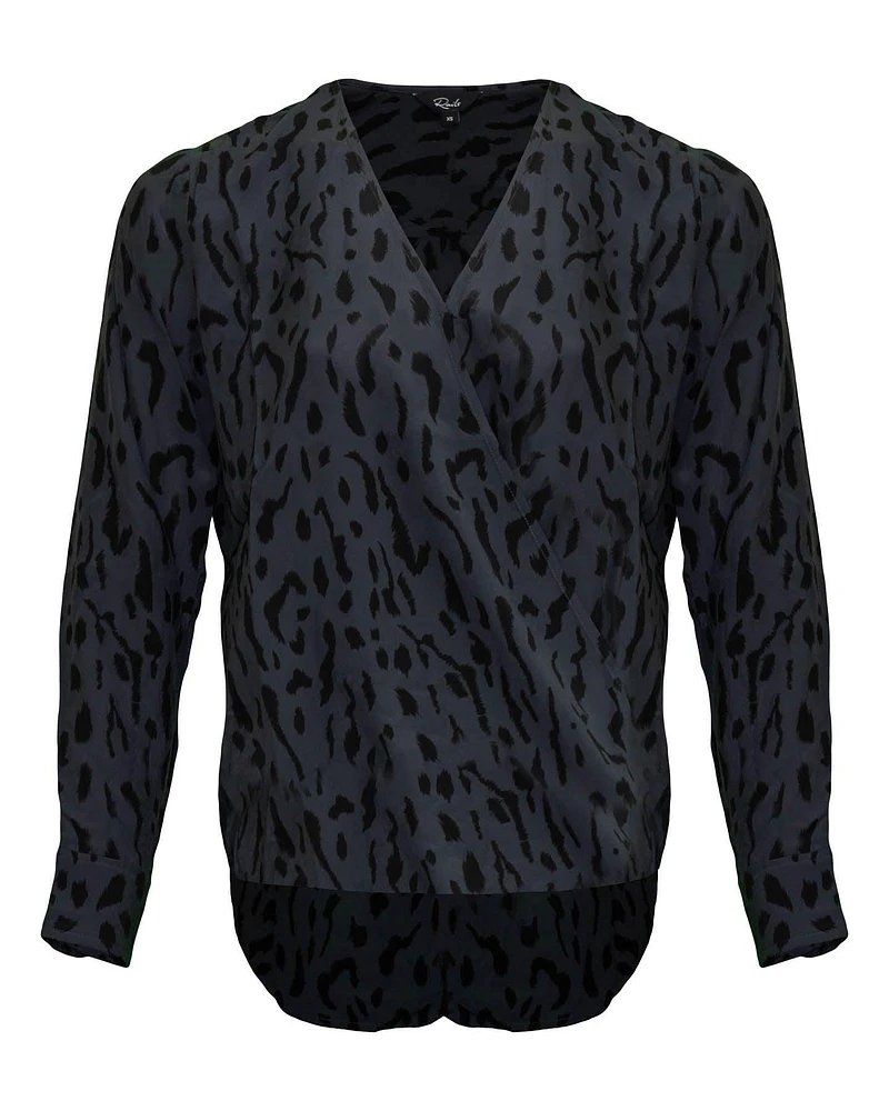 Hillary Ash Cheetah Blouse