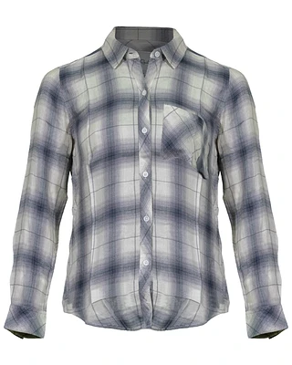 Hunter Sterling White Plaid Shirt