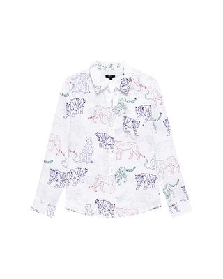 Kate Jewel Wildcats Silk Shirt