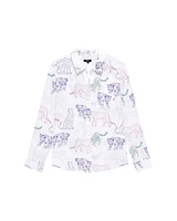 Kate Jewel Wildcats Silk Shirt