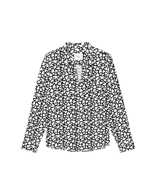 Kathryn Heart Print Blouse