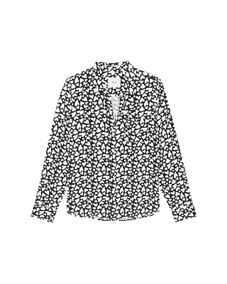 Kathryn Heart Print Blouse