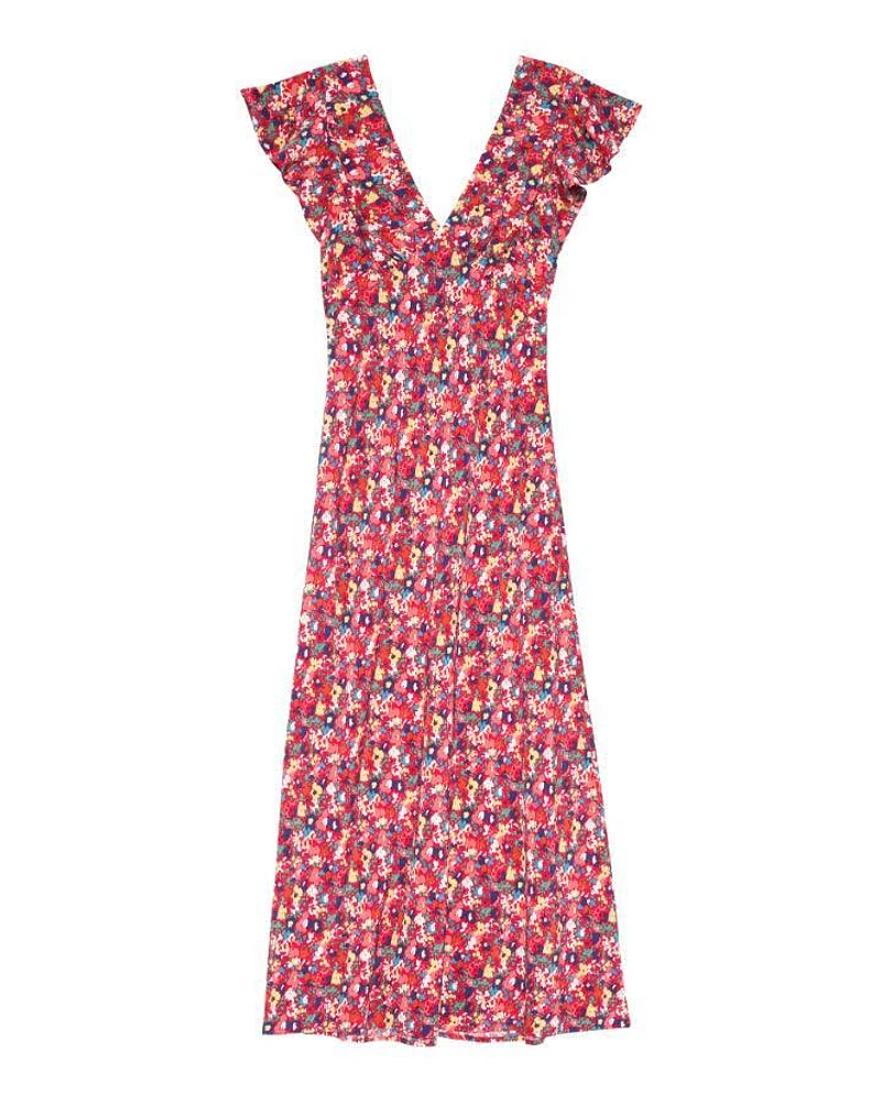 Kenz Scarlet Floral Dress