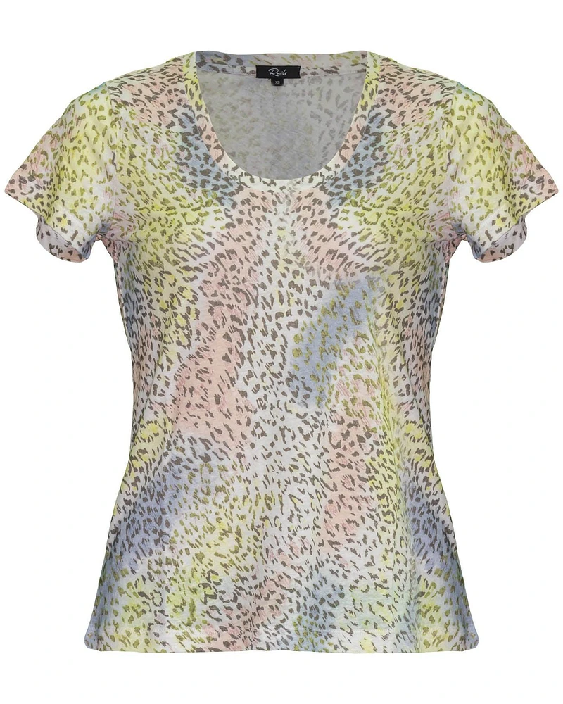 Luna Rainbow Cheetah Tee
