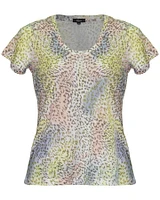 Luna Rainbow Cheetah Tee
