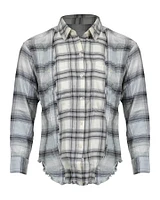 Pistachio Frost Mixed Plaid Shirt