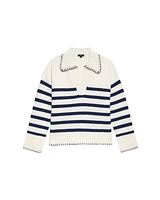 Rails Athena Stripe Cashmere Pullover
