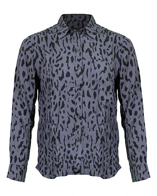 Rocsi Cheetah Shirt Charcoal
