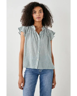 Ruthie Micro Plaid Shirt