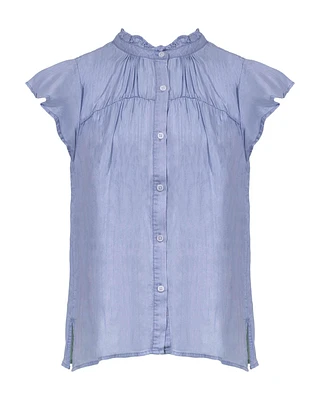 Ruthie Ruffle Cap Sleeve Top