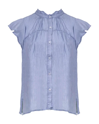 Ruthie Ruffle Cap Sleeve Top