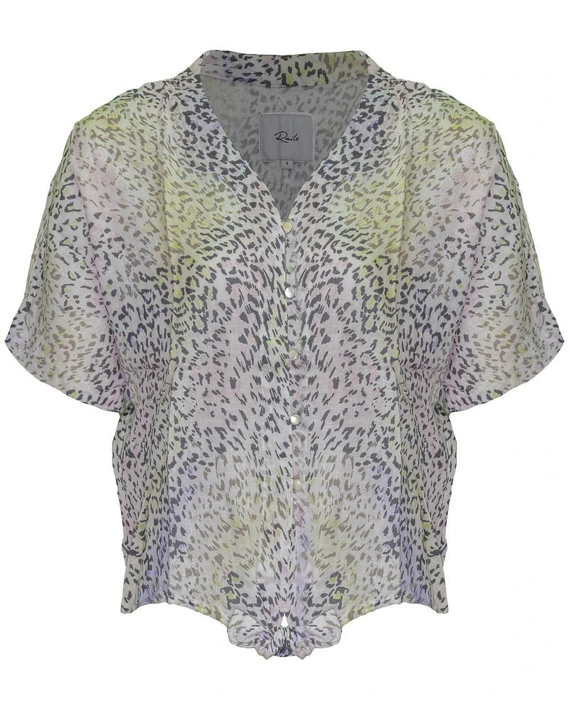 Thea Rainbow Cheetah Shirt