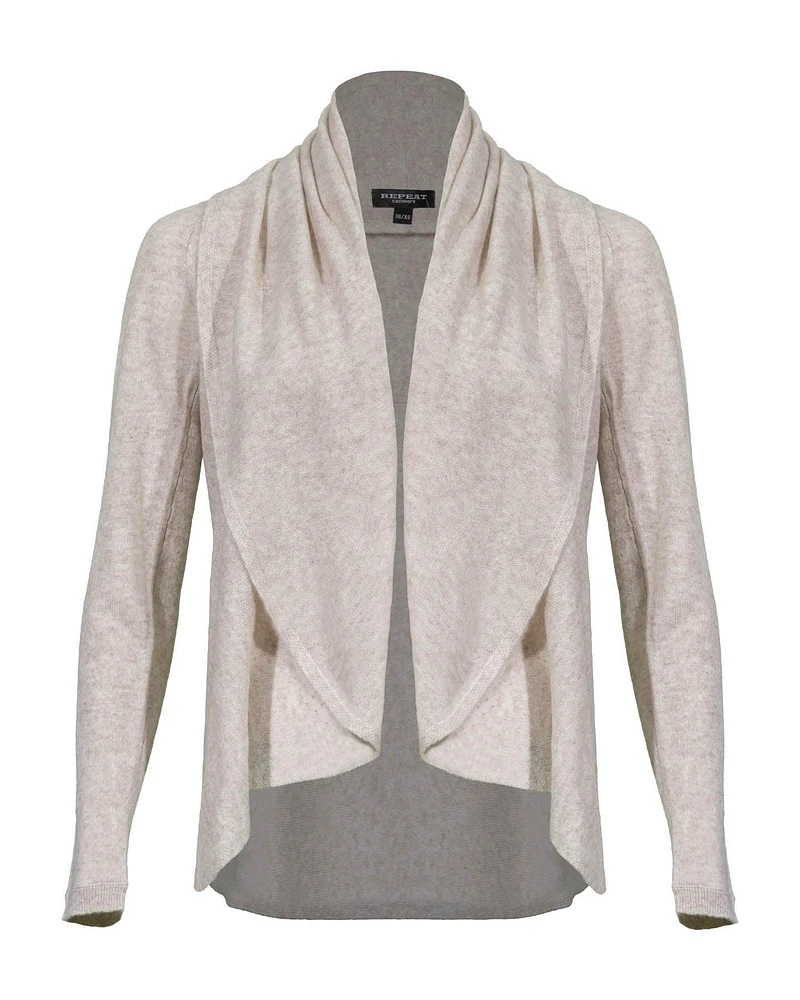 Cashmere Drape Cardigan