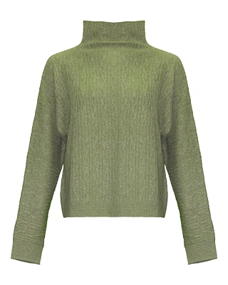 Cashmere Funnel Neck Pullover