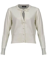 Cashmere Neck Tie Cardigan