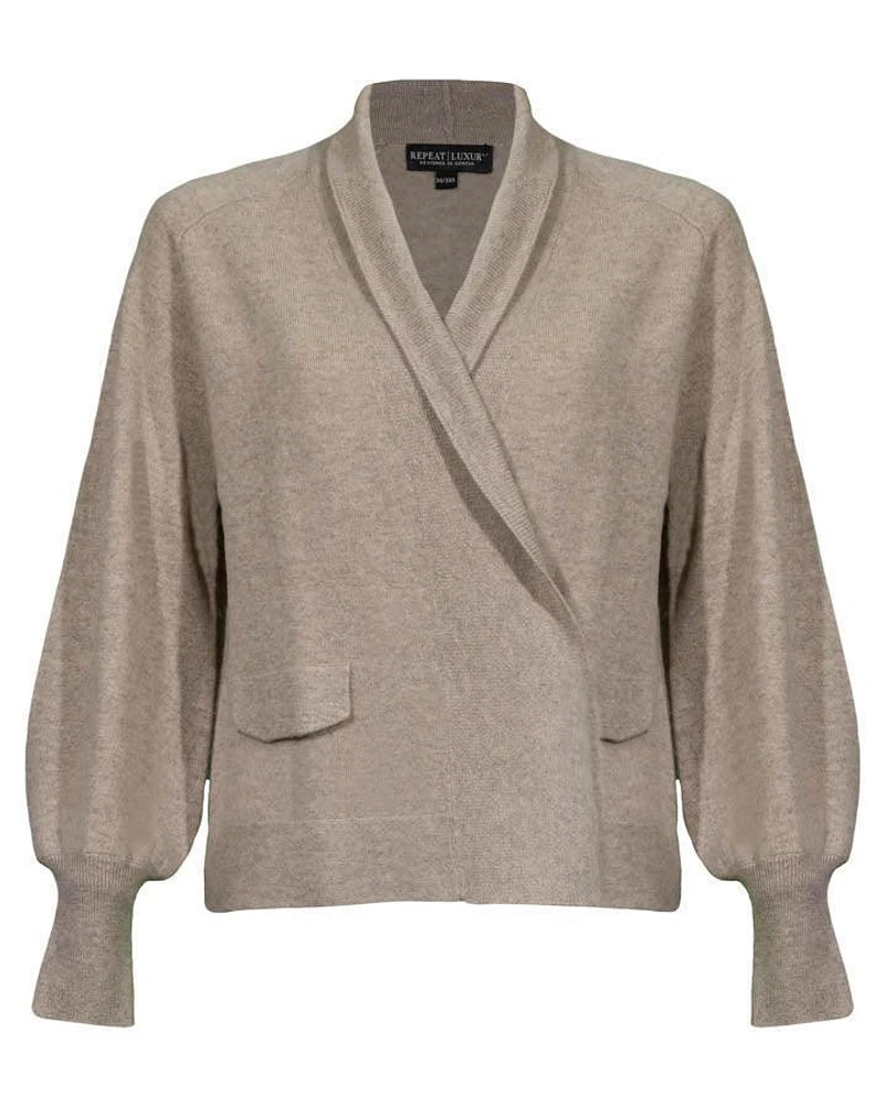 Cashmere Open Front Cardigan