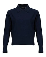 Cashmere Point Collar Pullover