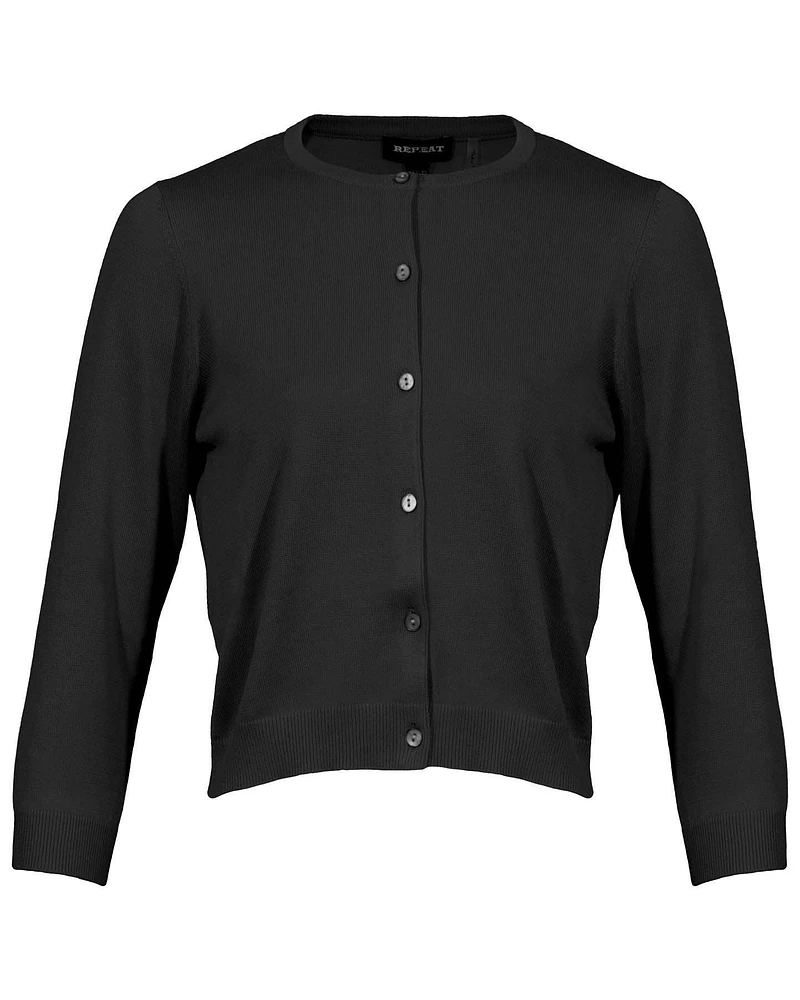 Cotton Blend Cardigan