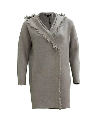Fringe Hooded Cardi