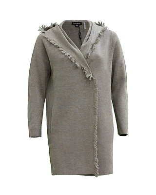 Fringe Hooded Cardi