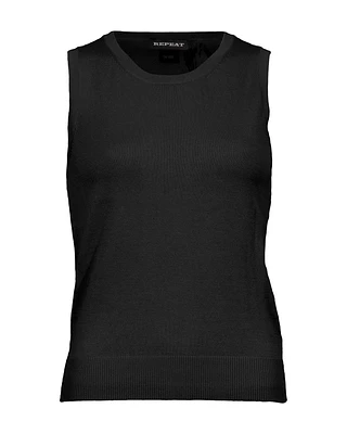 Knit Crew Neck Tank
