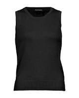Knit Crew Neck Tank