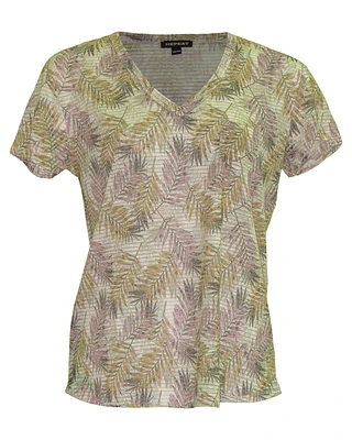 Leaf Print T-Shirt