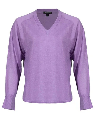 Linen V-Neck Pullover