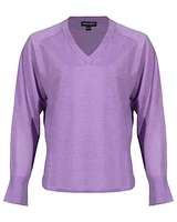 Linen V-Neck Pullover